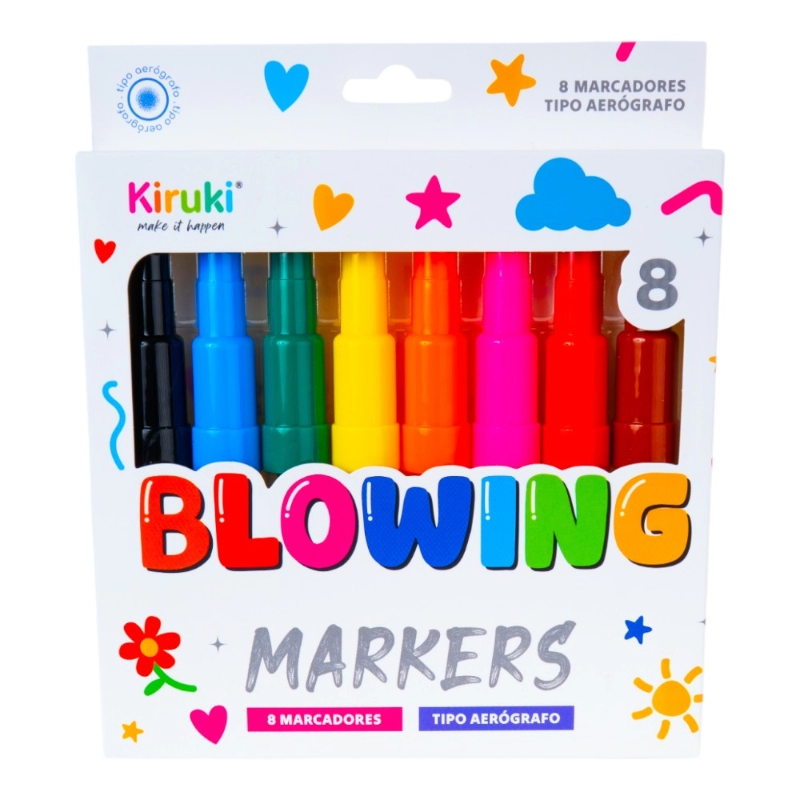 blowing markers